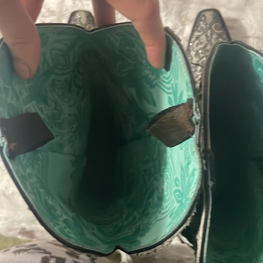 CORRAL handcrafted cowgirl boots! SIZE 10. - Picture 12 of 13